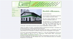 Desktop Screenshot of glasereigoethe.de